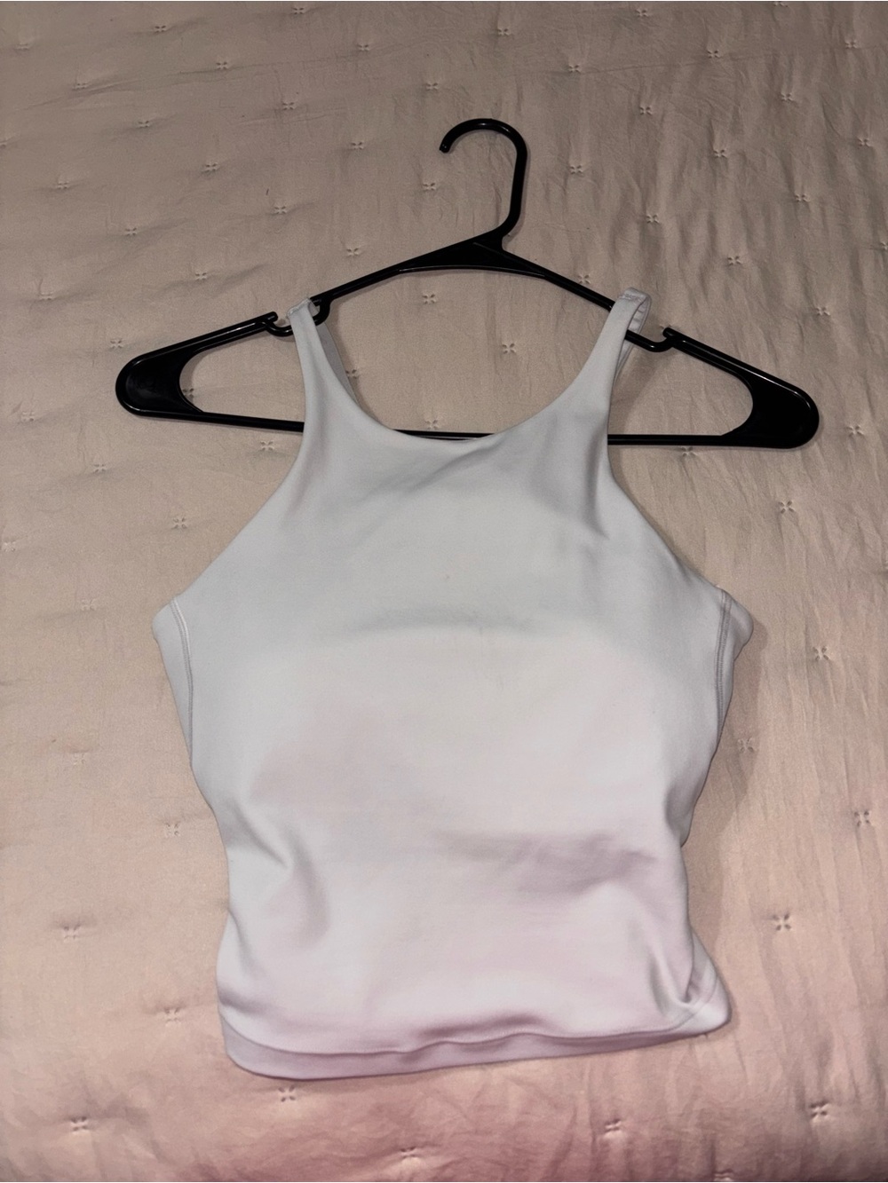 lululemon athletica White High-Neck Cropped Tank